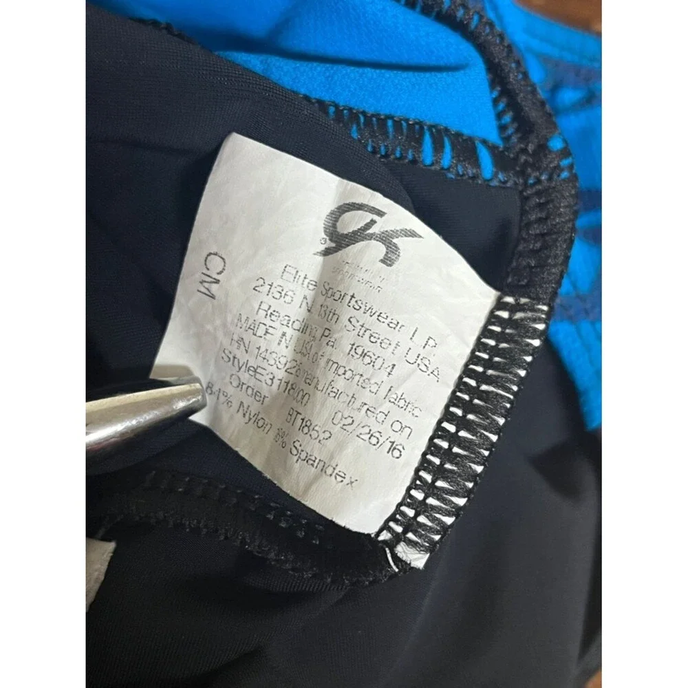 GK Elite Girl Leotard CM Sz M